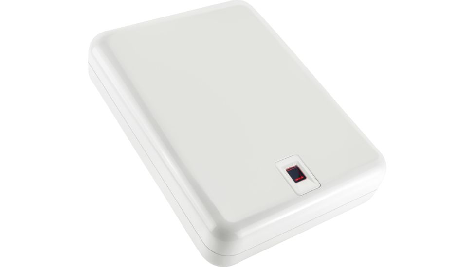 Barska iBOX Portable Biometric Lock Box,White CB12776