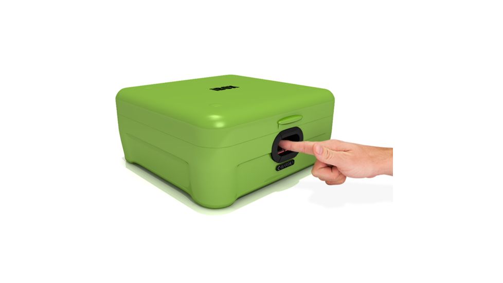 Barska iBox Portable Dual Access Biometric Secure Storage Device,10.25x8x5in AX12458