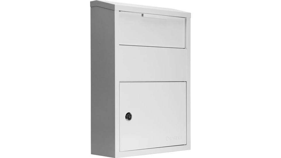 Barska Large Locking Wall Mount Drop Box, White, Large, CB13956