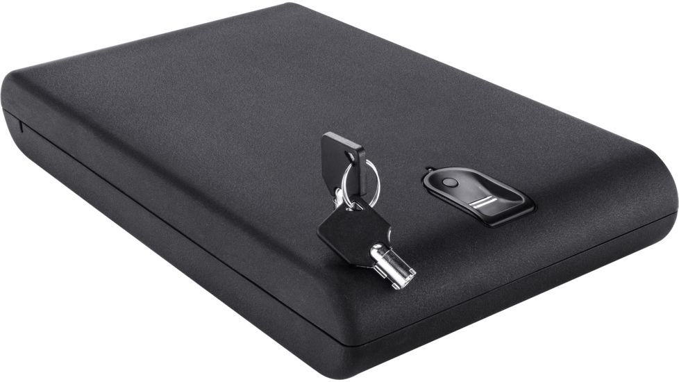 Barska Portable Biometric Lock Box,Black CB12774
