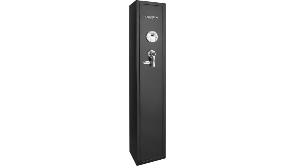 Barska Quick-Access Biometric Rifle Safe, Matte Black, AX11652