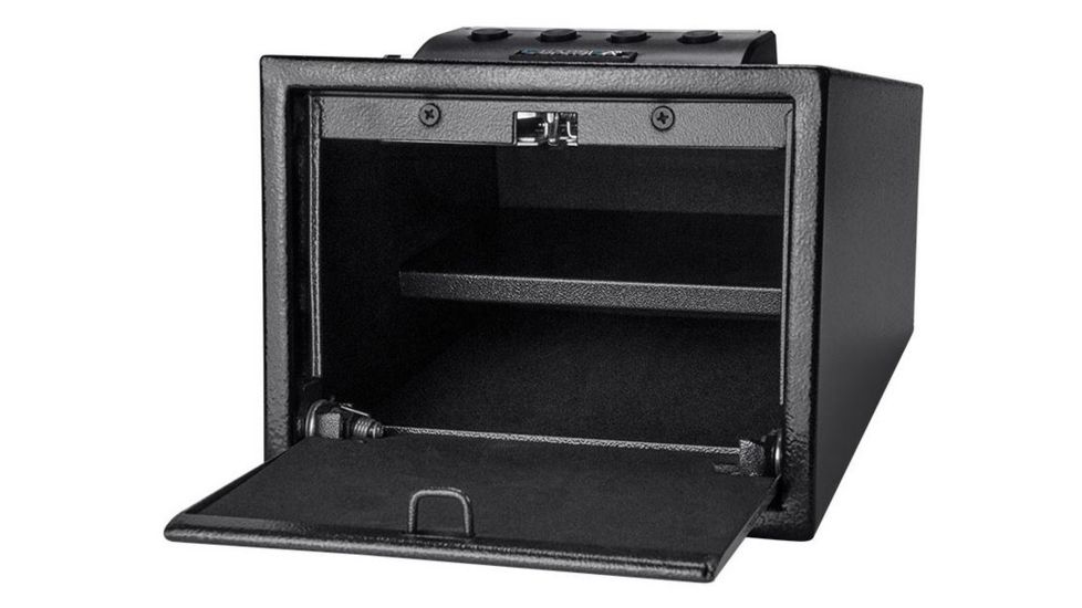 Barska Quick Access Electronic Keypad Safe, Silent Access Mode, Black, Outer Dimensions - 10.5 x 8.5 x 4.5 in AX12432