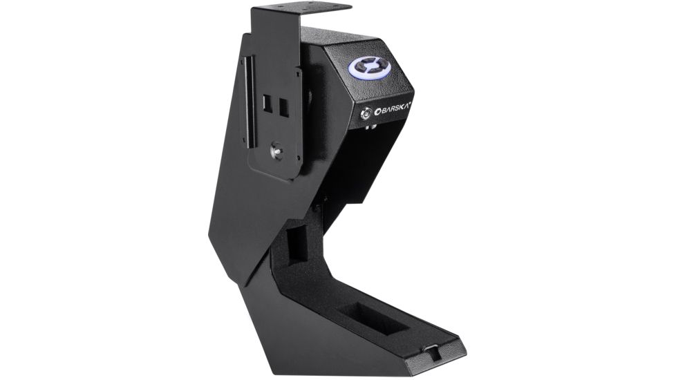 Barska Quick Access Handgun Desk Safe, Black AX13094