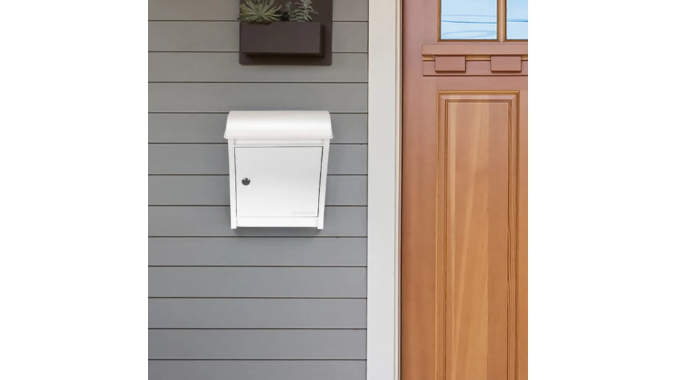 Barska Small Locking Wall Mount Drop Box, White, Small, CB14076