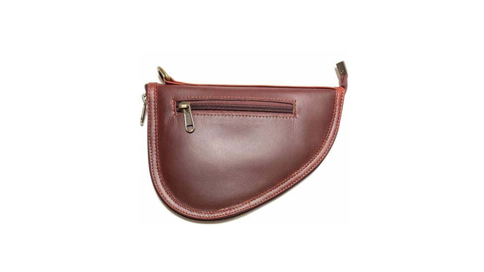 Barton Bag Co. Palmetto Pistol Case Small Ox Blood-brown Buffalo