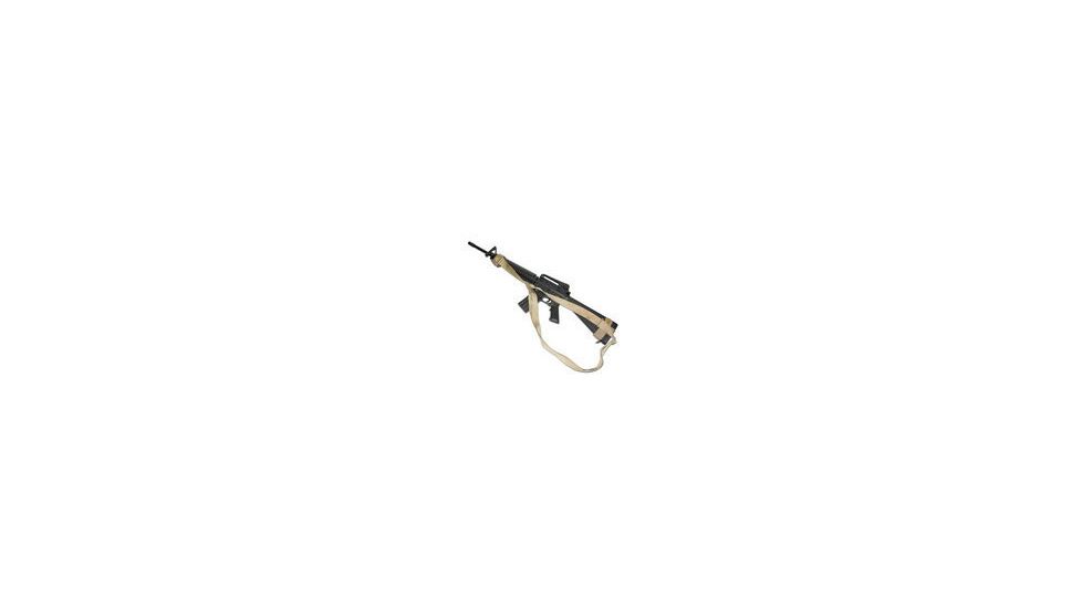 BDS Tactical Basic M16/M4 Three Point Rifle Sling, Coyote BDS TPS DT