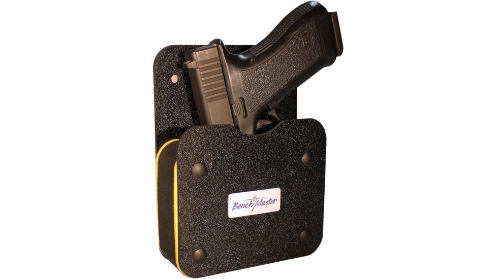 BenchMaster Rifle Rest Weapon Rack Deluxe - Single Gun Pistol Rack - Handgun Safe Storage Accessories, BMWRDSVH