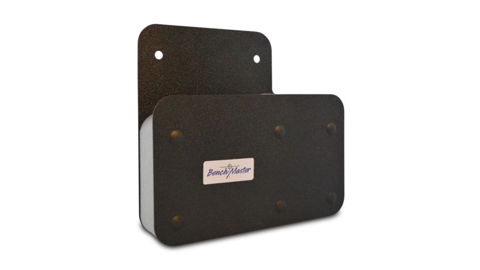 BenchMaster Weapon Rack  - Single Gun Pistol Rack with Side Accessory Holder BMWRMSAHV