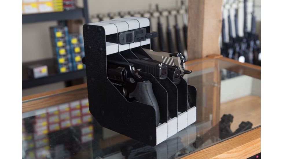 BenchMaster WeaponRAC Four Gun Pistol Rest and Magazine BMWRM24