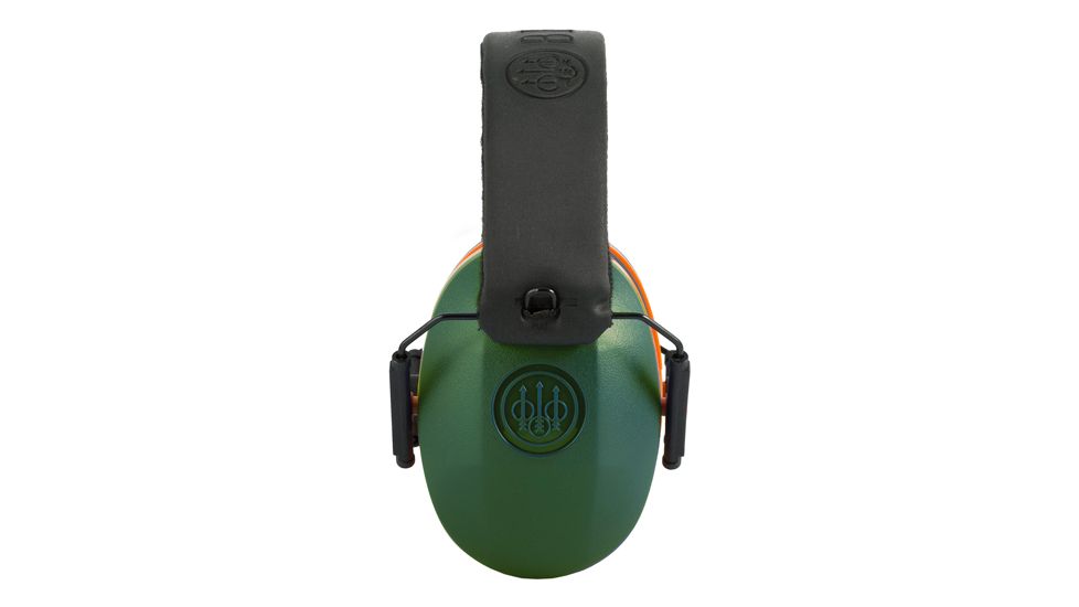 Beretta Gridshell Earmuff, Green with Orange, CF02100002077WUNI