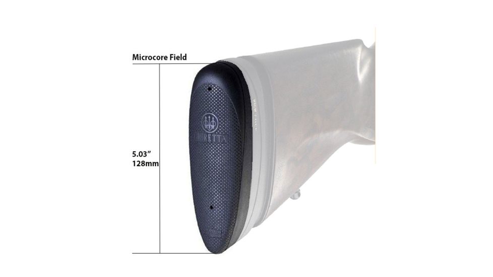 Beretta Micro-Core Recoil Pad - Field, 25mm, Black, E73028