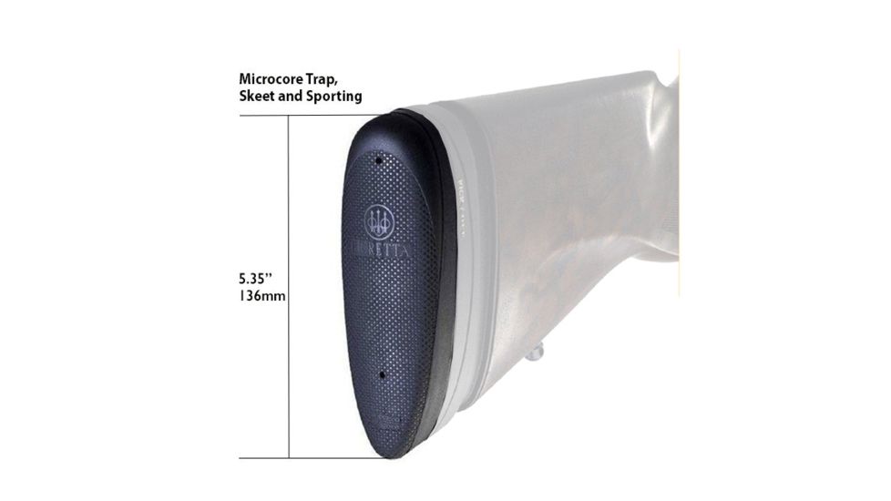Beretta Micro-Core Recoil Pad - Sporting, 28mm, Black, E73029