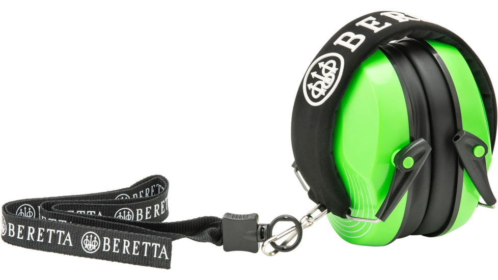Beretta Safety Pro Earmuff, 25dB, Green Fluorescent, CF1000000207FF
