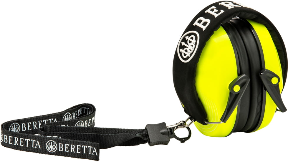 Beretta Safety Pro Earmuff, 25dB, Yellow Fluorescent, CF1000000202FF