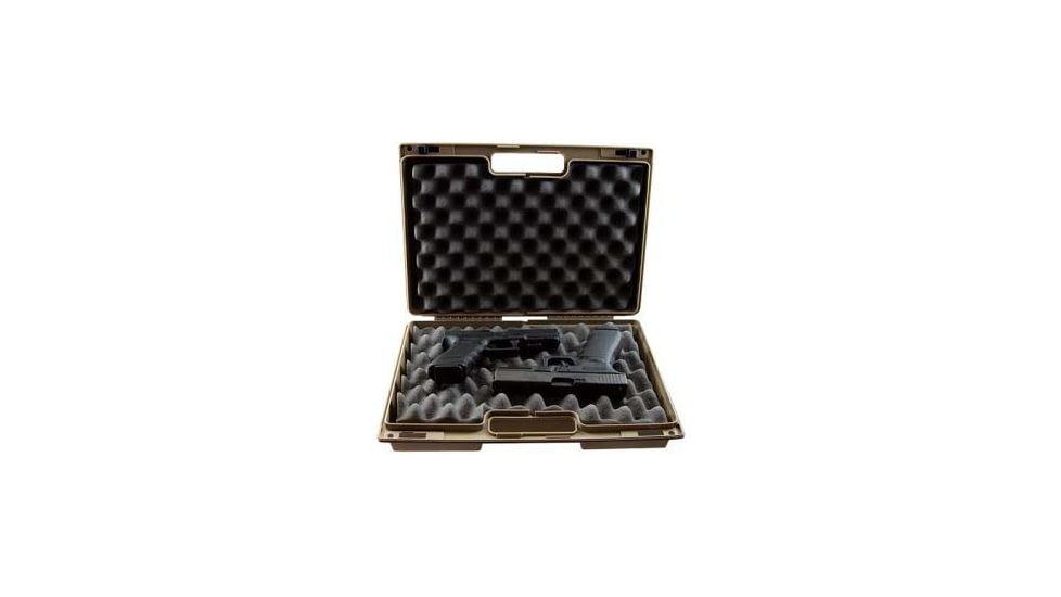 Berrys Manufacturing Double Pistol Case Tan, 94632