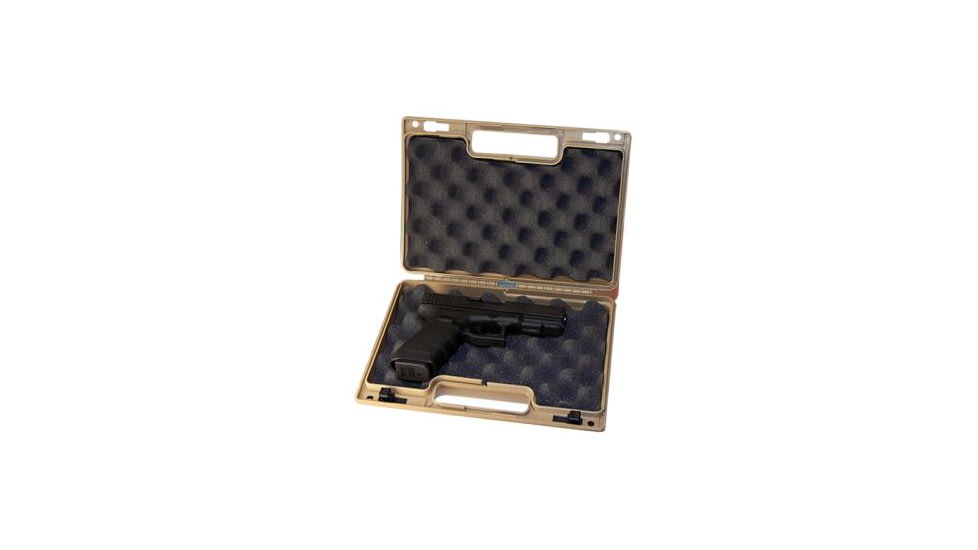 Berrys Manufacturing Single Pistol Case Tan, 18756