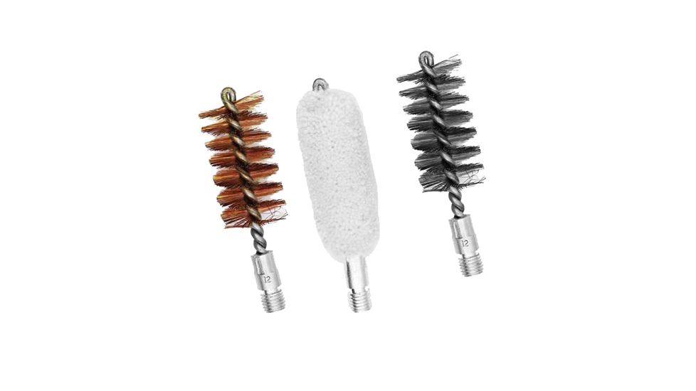 Birchwood Casey BWC Bronze/Cotton/Nylon 3 Brush Set 20/28 Gauge