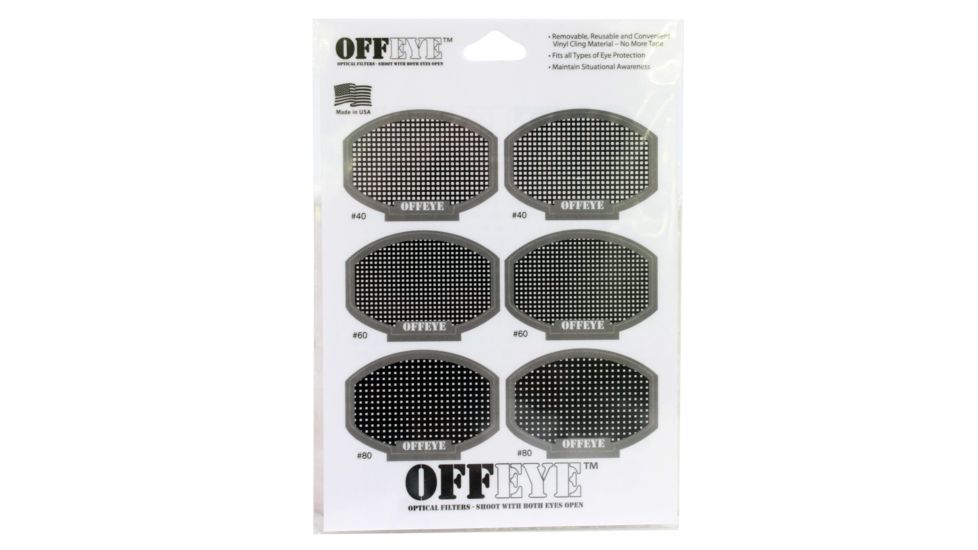 Birchwood Casey Off-Eye Optical Lens Filters 40/60/80 Kit, BC-43465