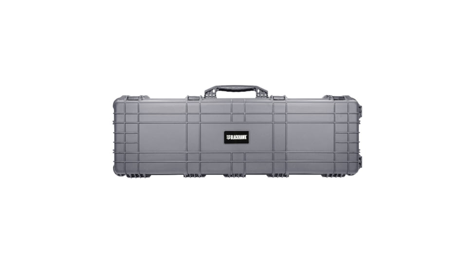 BlackHawk 48in Waterproof Roller Hard Rifle Case w/ Foam, Gray, Large, BH00014-GRA