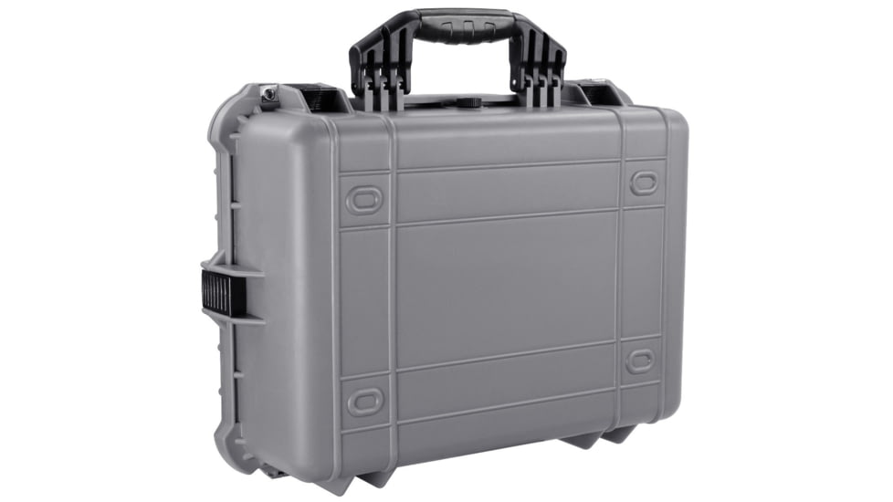 BlackHawk Medium 20in Waterproof Gear/Gun Hard Case w/ Foam, Gray, Large, BH00002-GRA