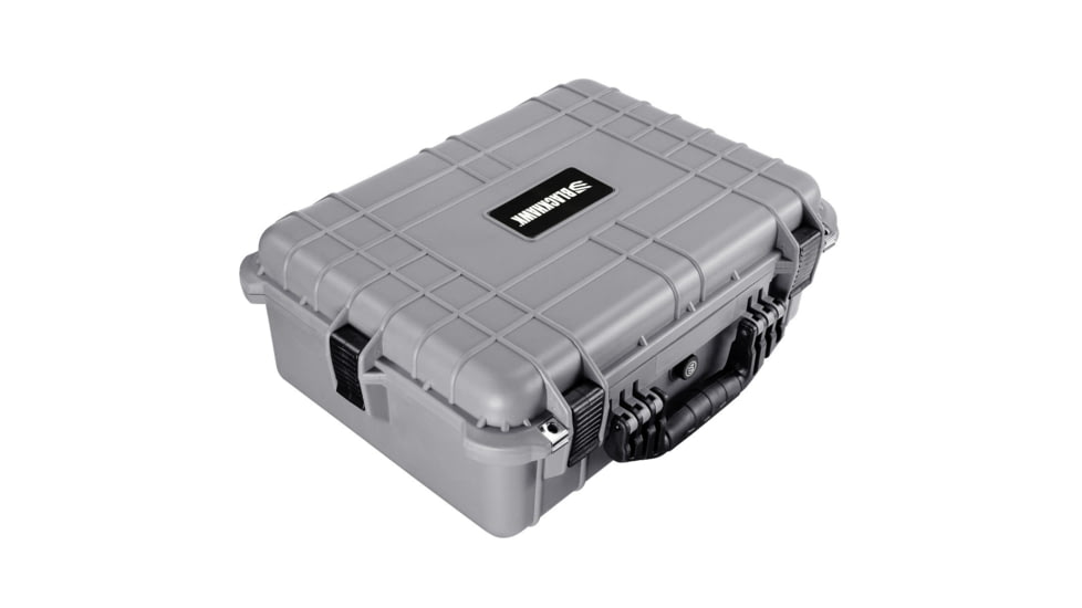 BlackHawk Medium 20in Waterproof Gear/Gun Hard Case w/ Foam, Gray, Large, BH00002-GRA