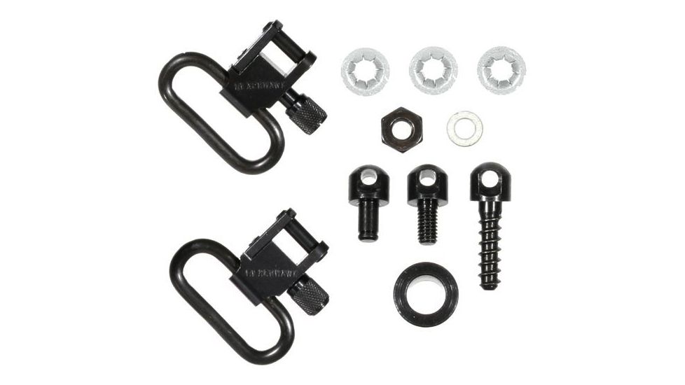 BlackHawk QD-115 LOK-DOWN Pump &amp; Semi-Auto Shotgun Stud Swivel Set 70SW20BK