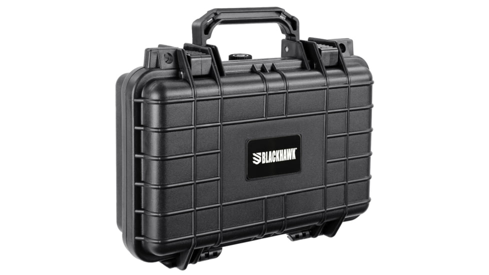 BlackHawk 11.6in Waterproof Hard Single Gun Case w/Foam, Black, BH00010