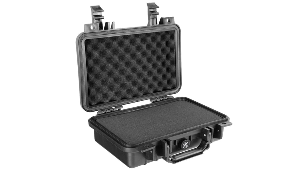 BlackHawk 11.6in Waterproof Hard Single Gun Case w/Foam, Black, BH00010