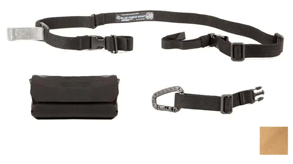 Blue Force Gear 820th SFG Sling Kit, Coyote Brown/Coyote Brown, K-SP-0002-CB-CB-T