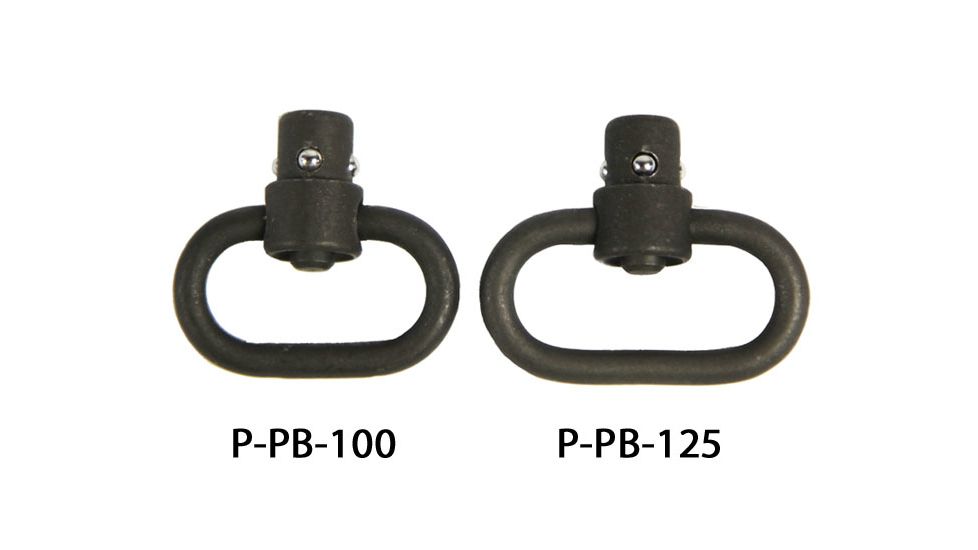 Blue Force Gear PPB100 Vickers Push Button 1 Swivel Bases Black Stainless Steel