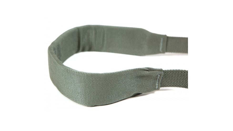 Blue Force Gear Vickers Padded 2-To-1 Sling, Red Swivel Version, Nylon Adjuster And Hardware, Foliage Green VCAS-2TO1-RED-200-AA-FG