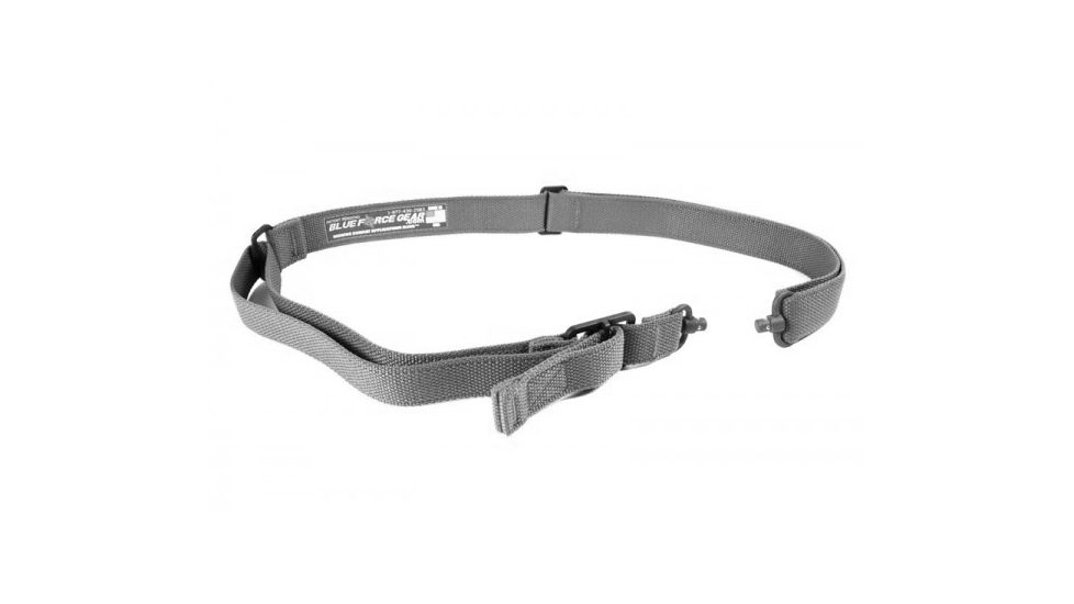 Blue Force Gear Vickers 2-To-1 Sling, Red Swivel Version, Nylon Adjuster And Hardware, Wolf Gray VCAS-2TO1-RED-125-AA-WF