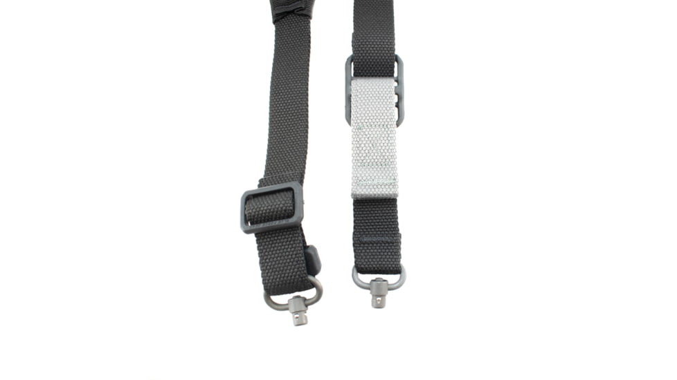Blue Force Gear Vickers 221 2-to-1 Padded Sling, Push Button Version w/Nylon Adjuster and Hardware, Black VCAS-2TO1-PB-200-AA-BK