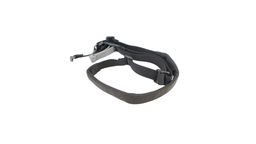 Blue Force Gear Vickers 221 2-to-1 Padded Sling, Push Button Version w/Nylon Adjuster and Hardware, Black VCAS-2TO1-PB-200-AA-BK