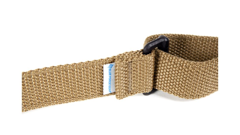 LENGTH=123-#####-Blue Force Gear Vickers Ak Sling, Standard, Nylon Adjustor., Uwl-Pb Molded Attached To Front End, Coyote Brown K-SP-0046-CB