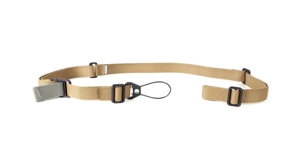 LENGTH=123-#####-Blue Force Gear Vickers Ak Sling, Standard, Nylon Adjustor., Uwl-Pb Molded Attached To Front End, Coyote Brown K-SP-0046-CB