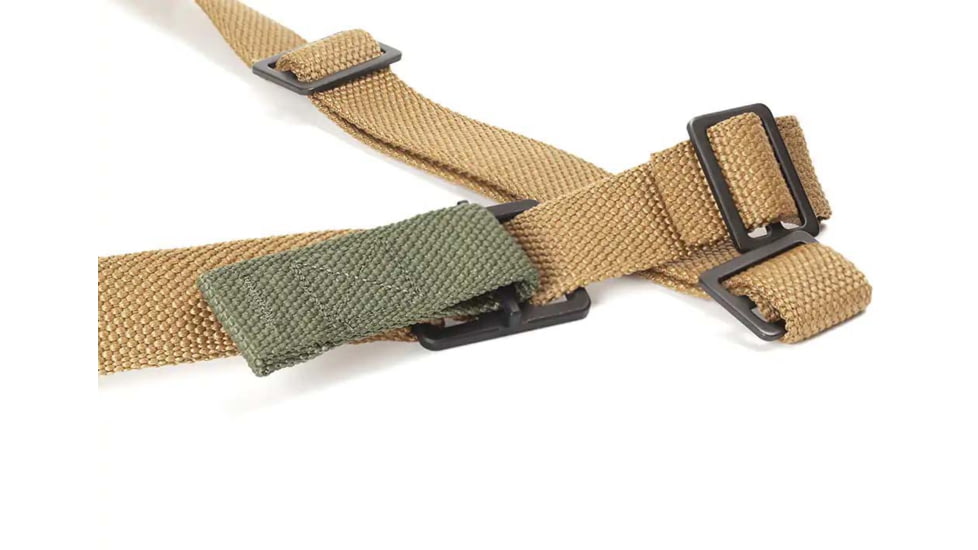 Blue Force Gear Vickers Combat Applications Sling w/CNC Machined Adjuster, Coyote Brown, VCAS-125-OM-CB