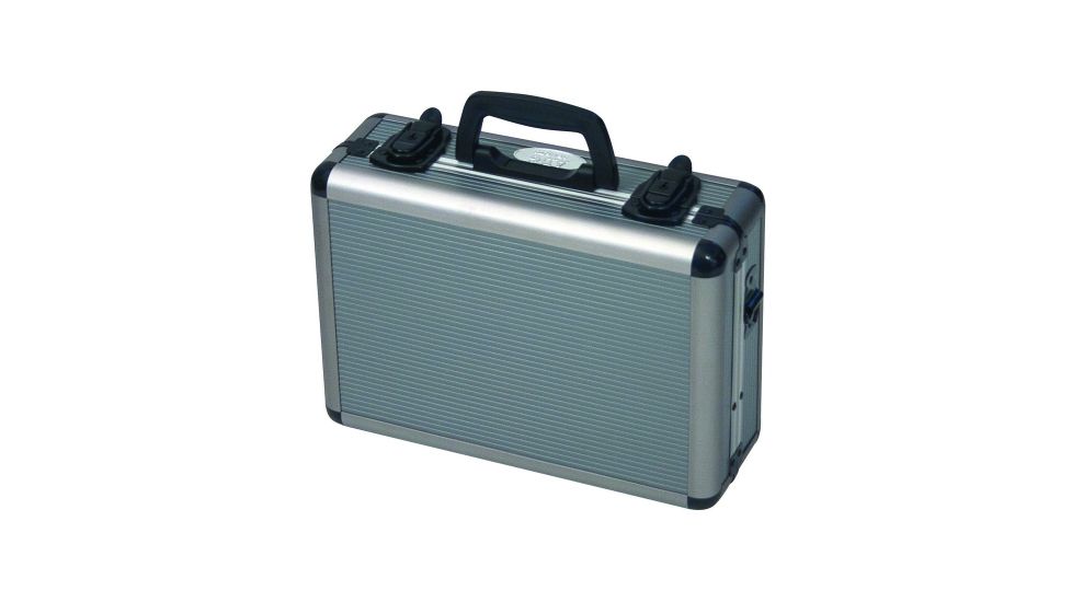 Bob Allen 31036 Two Pistol Range Case, Grey, 12in. x 8.5in. x 4in. 31036