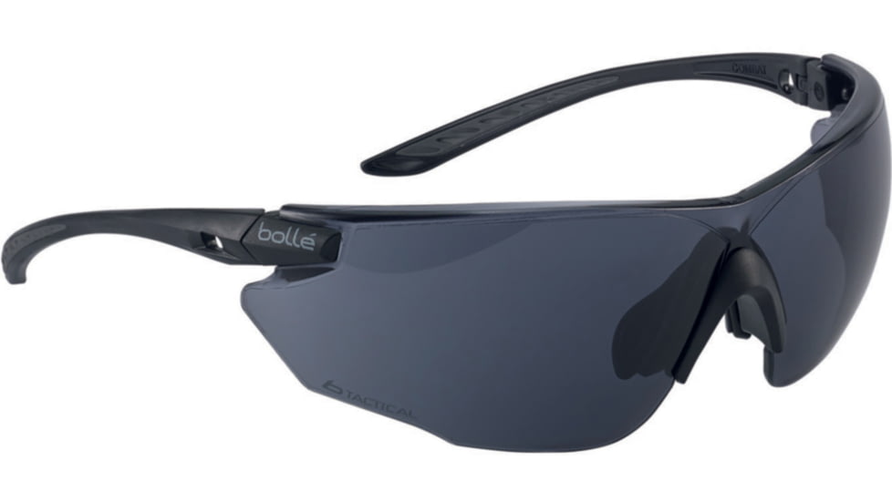 Bolle Combat Kit - Smoke/CSP/Clear Lens, Platinum Antifog/ Antiscratch Coating, Matte Black, PTSCOMK-M03