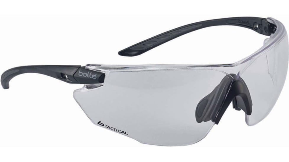Bolle Combat Kit - Smoke/CSP/Clear Lens, Platinum Antifog/ Antiscratch Coating, Matte Black, PTSCOMK-M03