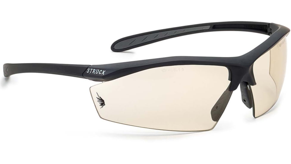 Bolle Sentinel Tactical Shooting Glasses, Matte Black Frame, Copper Struck Edition Lens, PTSSENTC02
