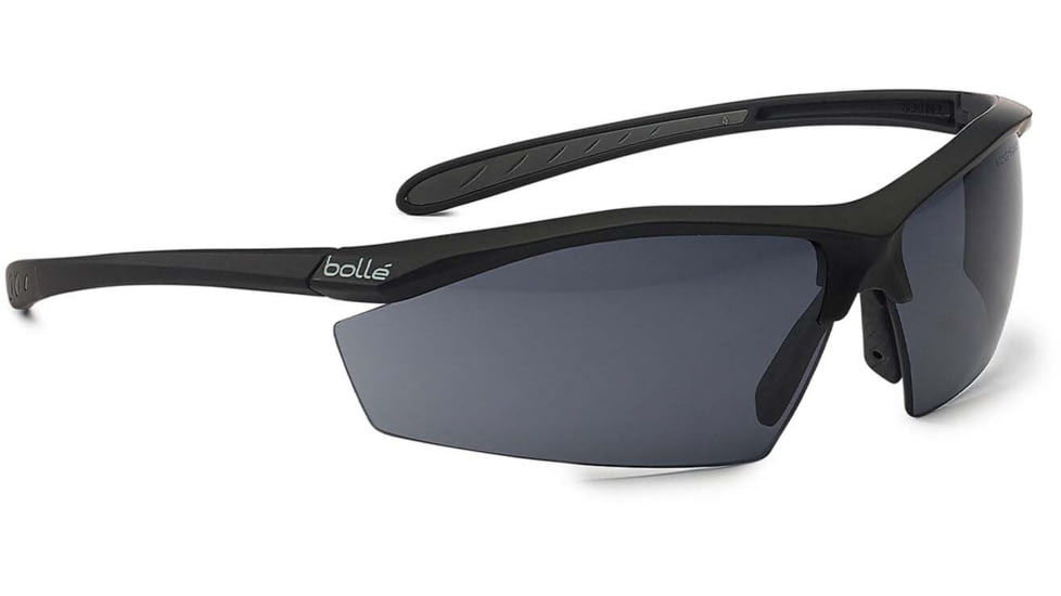 Bolle Sentinel Tactical Shooting Glasses, Matte Black Frame, Smoke BSSI Lens, SENTPSF