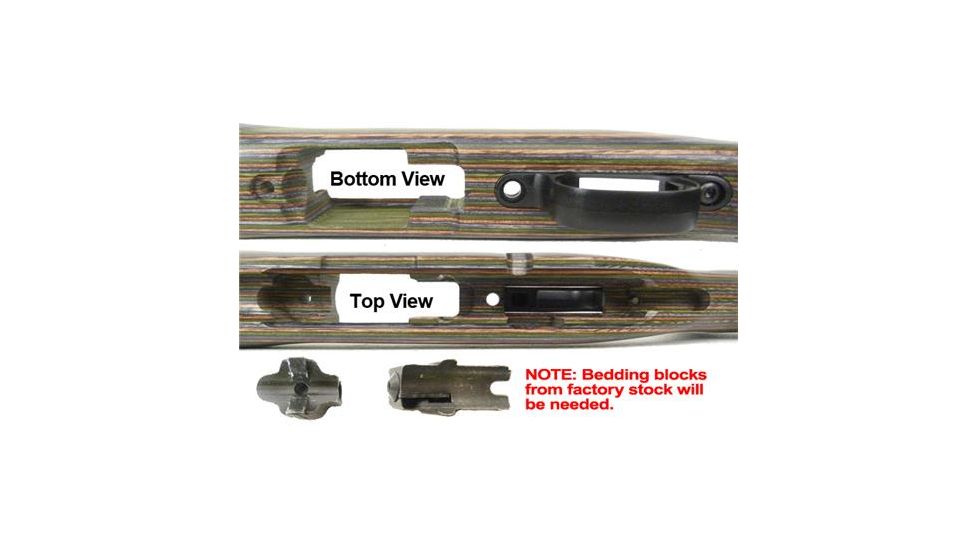 Boyds Hardwood Gunstocks Rimfire Hunter Ruger American Rimfire 22LR Factory Barrel Channel, Nutmeg, 3ZA168B1A111