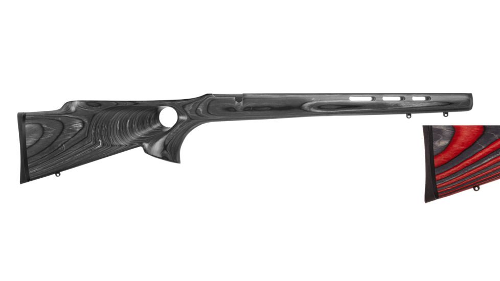 Boyds Hardwood Gunstocks Rimfire Varmint Thumbhole Savage 93E MKII Bull Barrel Channel Stock Applejack Finished, 437261Y1C101