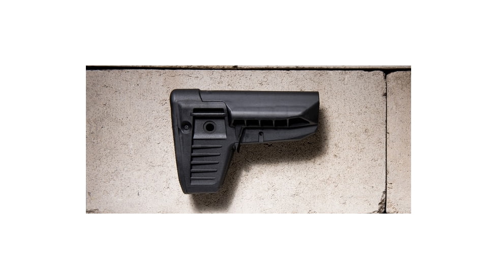 Bravo Company MFG Bcmgunfighter Stock Mod 1-sopmod-compartment, Black - BCM-GFS-MOD1-SPMD-BLK