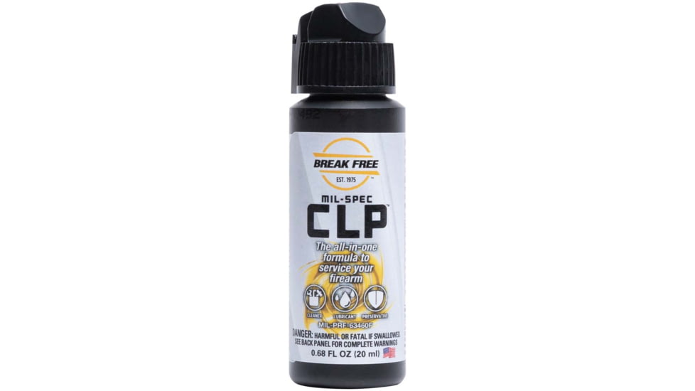 Break-Free Gun Cleaning CLP-16 Cleaner/Lubricant/Preservative .68 FL OZ, Liquid, Single Squeeze Bottle, CLP-16-1