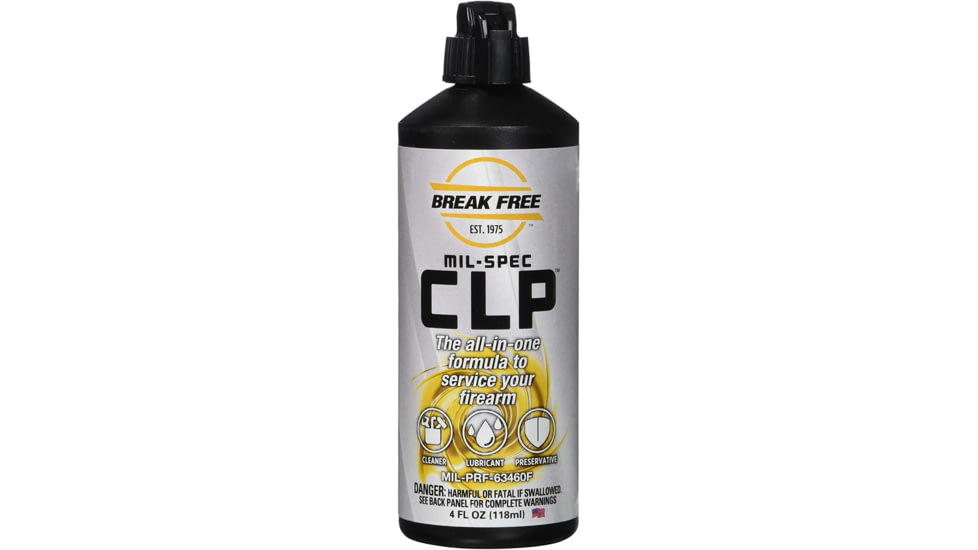 Break-Free Gun Cleaning CLP-4 Cleaner/Lubricant/Preservative 4 FL OZ, Liquid, Single Bottle CLP-4-1