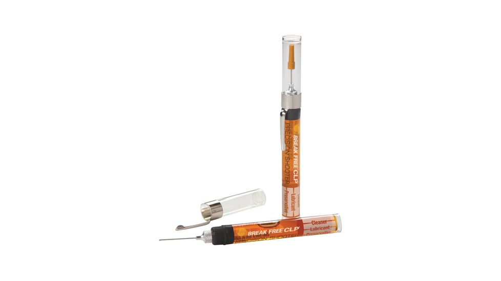 Break-Free Precision Shooter Gun Maintenance Applicator w/ Yellow Cap, Pack of 10 CLP-PS-10