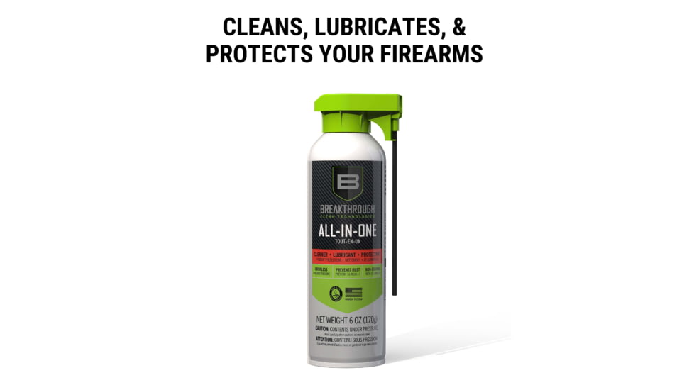Breakthrough Clean Technologies Aerosol All-In-One CLP, 6oz, Clear, BTA-CLP-6OZ