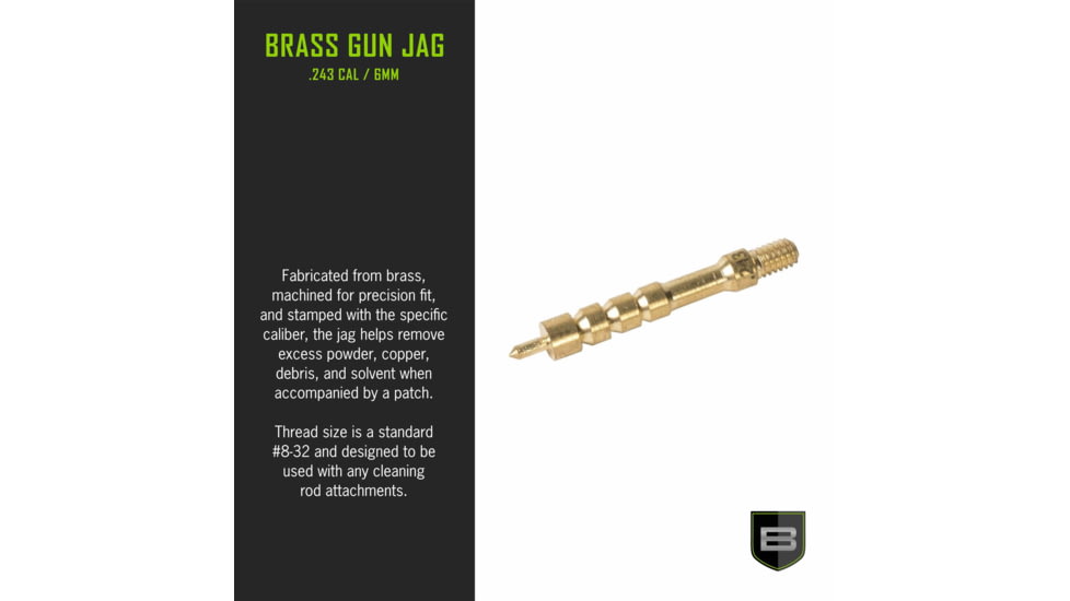 Breakthrough Clean Technologies Brass Cleaning Jag .243cal/6mm, BT-243/6BJ